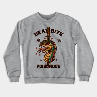 snake and dagger Crewneck Sweatshirt